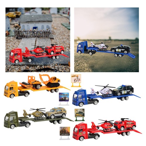 Crane trailer tow truck - crane, toy