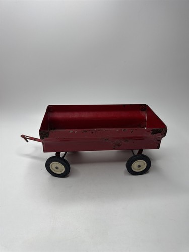 Vintage red metal toy - vintage,
