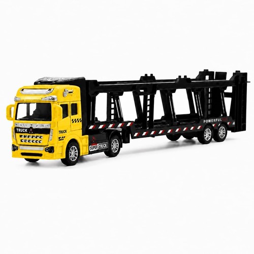 Car carrier pullback trailer