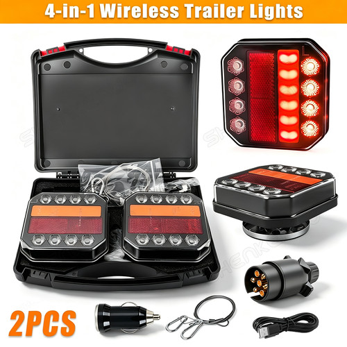 Wireless trailer lights - 2x,